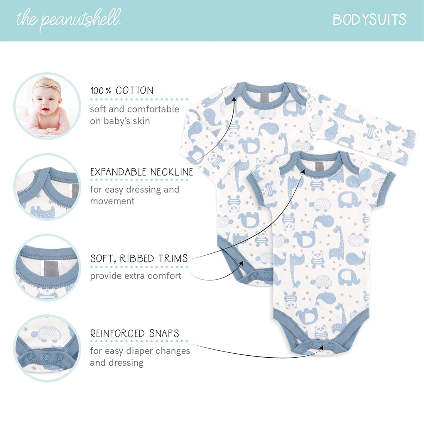 23 Piece Newborn Clothes Set for Baby Boys | Layette Gift Set