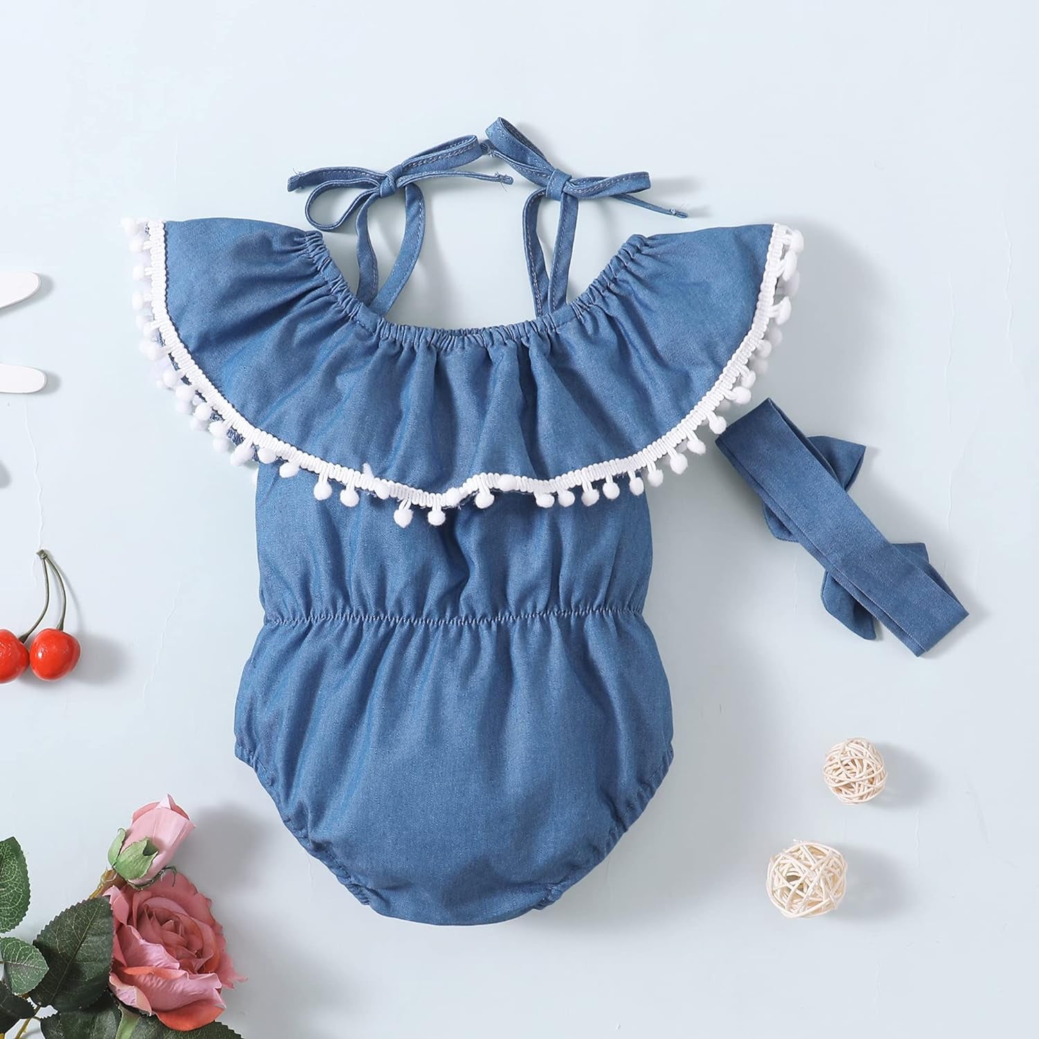 0-18M Newborn Baby Girl Clothes Romper Ribbed Jumpsuits Fall Winter Outfits