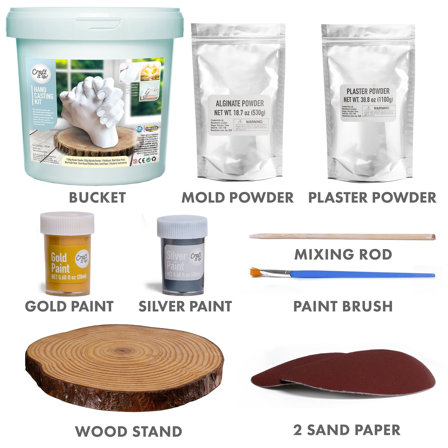 CIU-HCASTINGK-60924 Hand DIY Plaster Statue Molding Kit