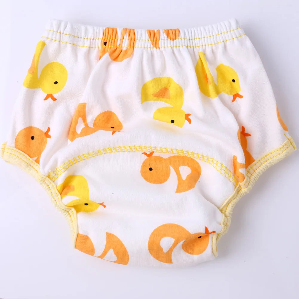 Cartoon Baby Washable Diaper Waterproof Pants Diaper Cover Underwear Reusable Diaper Baby Training Panties Baby Underwear