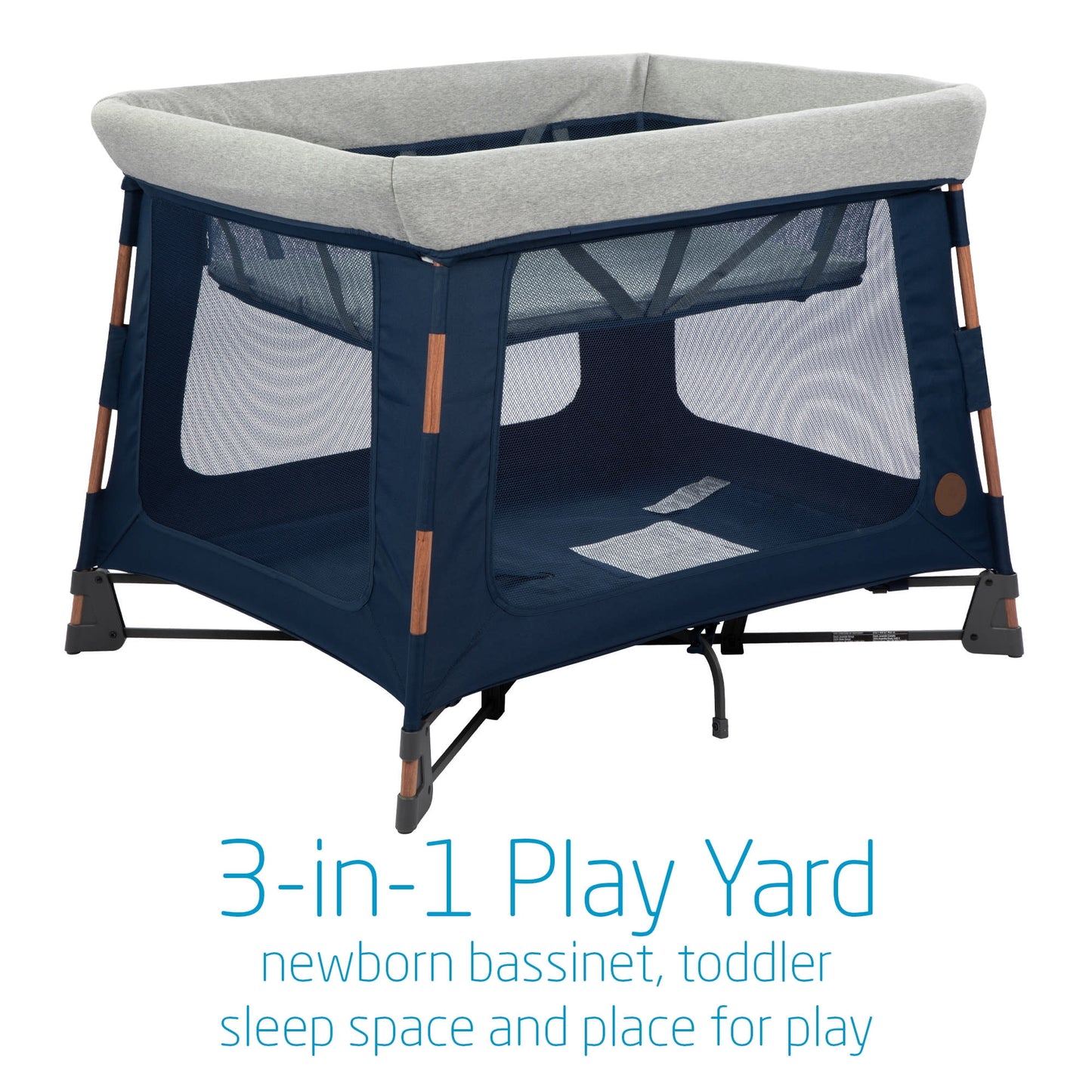 Swift Play Yard, Essential Blue, Infant & Toddler