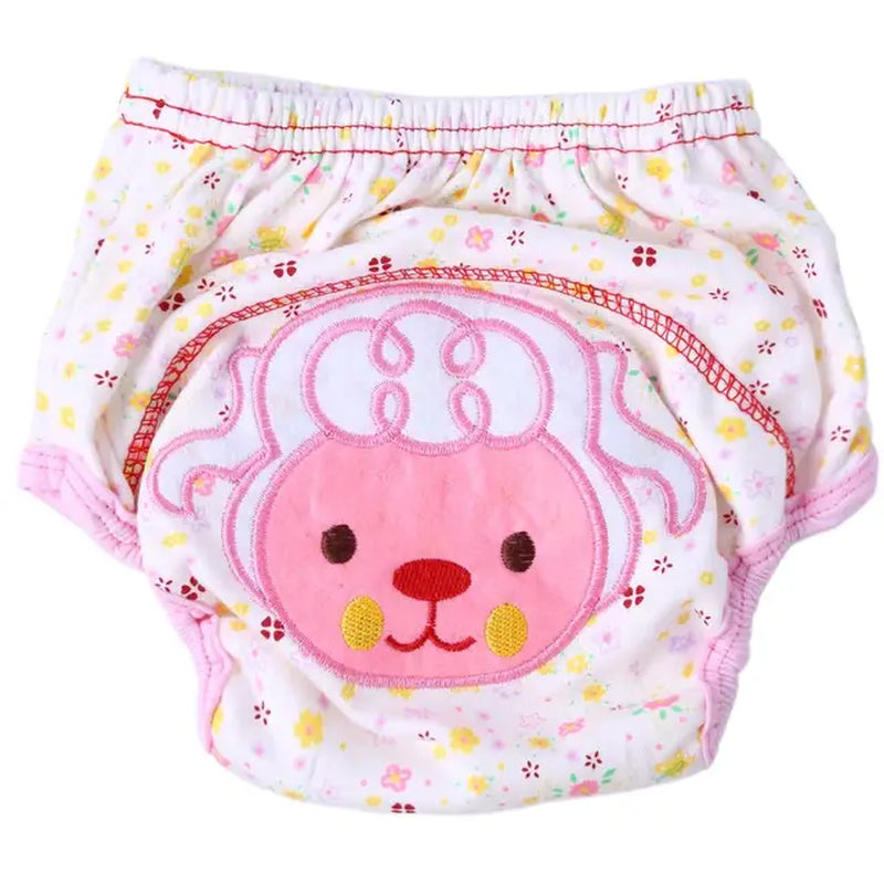 Cartoon Baby Washable Diaper Waterproof Pants Diaper Cover Underwear Reusable Diaper Baby Training Panties Baby Underwear