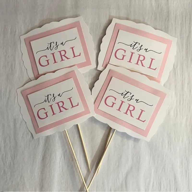 Baby Girl Baby Shower Decorations, Baby Shower Table Decor, Baby Shower Centerpieces