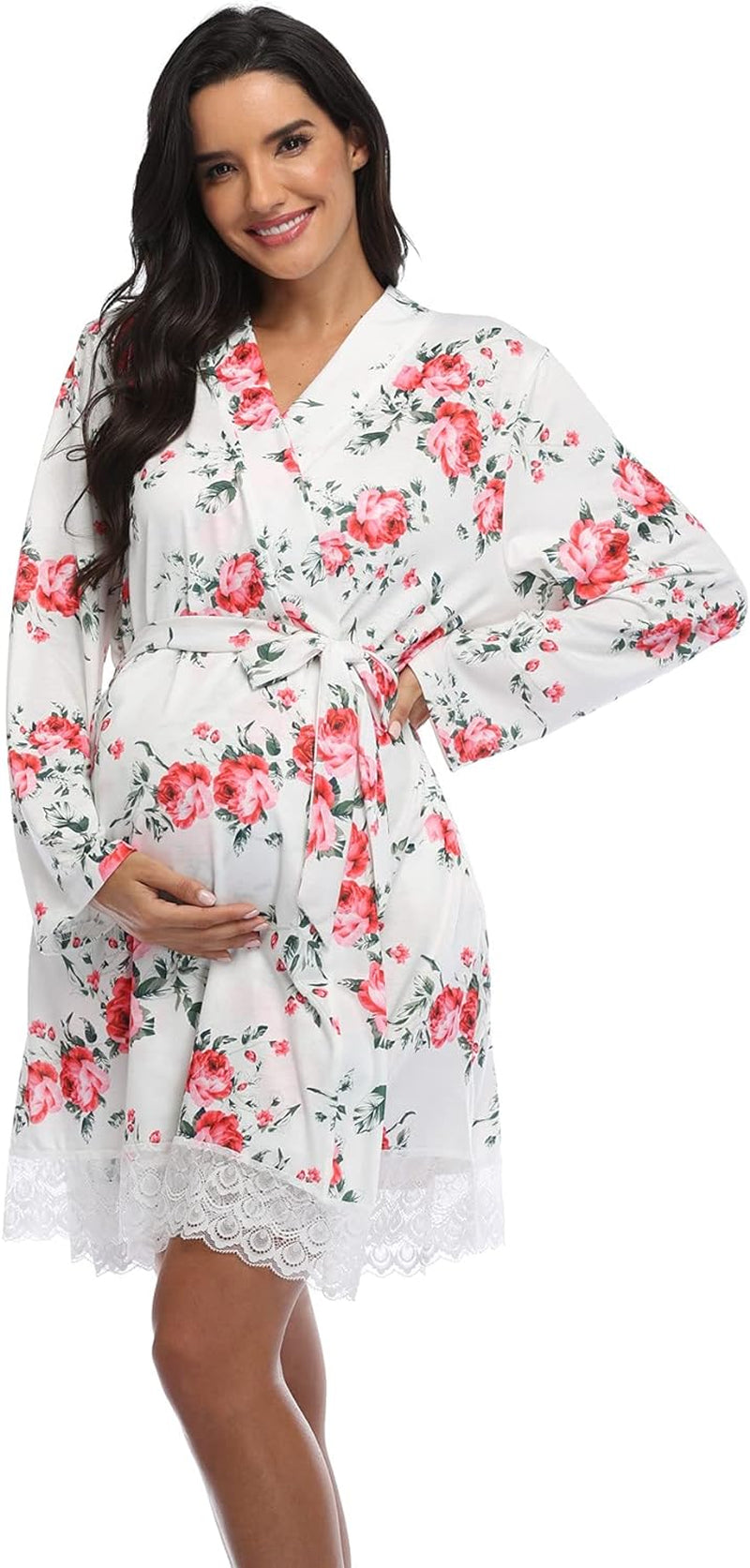 Robes for Women Maternity Robe for Hospital Robes Labor Delivery Robes Pregnancy Nursing Robes Sleepwear