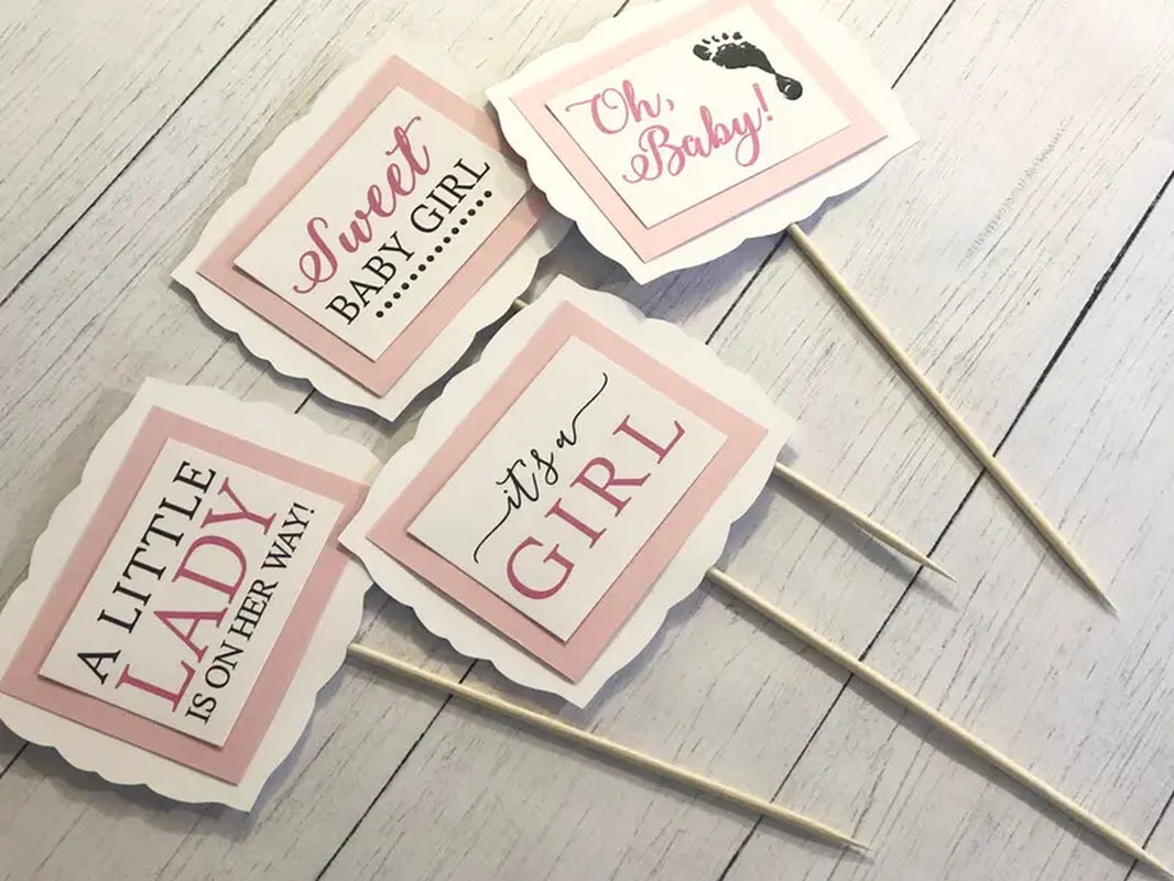 Baby Girl Baby Shower Decorations, Baby Shower Table Decor, Baby Shower Centerpieces