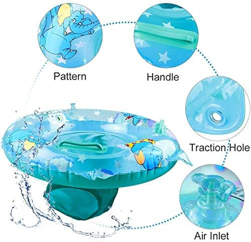 Baby Swimming Float, Inflatable Swimming Ring with Float Seat for 6 Months-6 Years Children