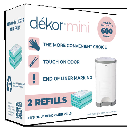 Mini Diaper Pail Refills | 2 Count