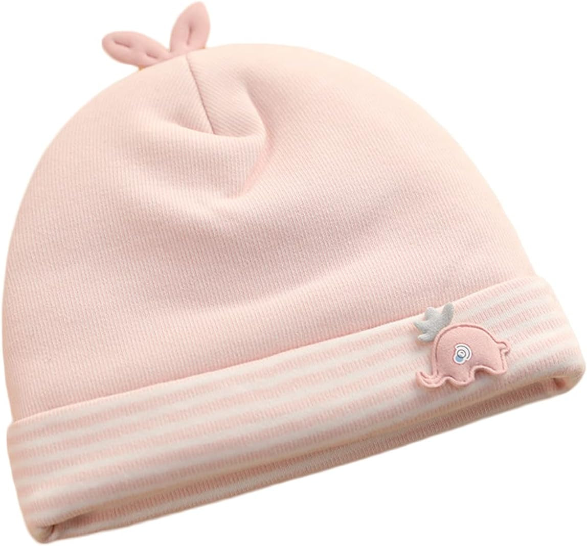 Baby Beanie 0-3 Months, Cotton Baby Hats Newborn Infant Cap for Boys Girls