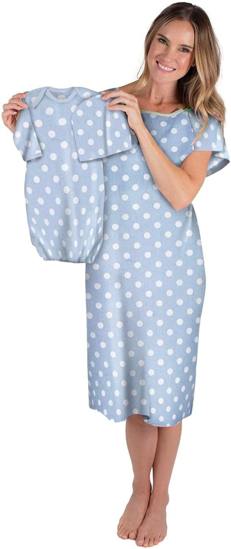 Mommy & Baby Set - Matching Labor & Delivery Maternity Hospital Gown Gownie Maternity, Hospital Bag Must Have