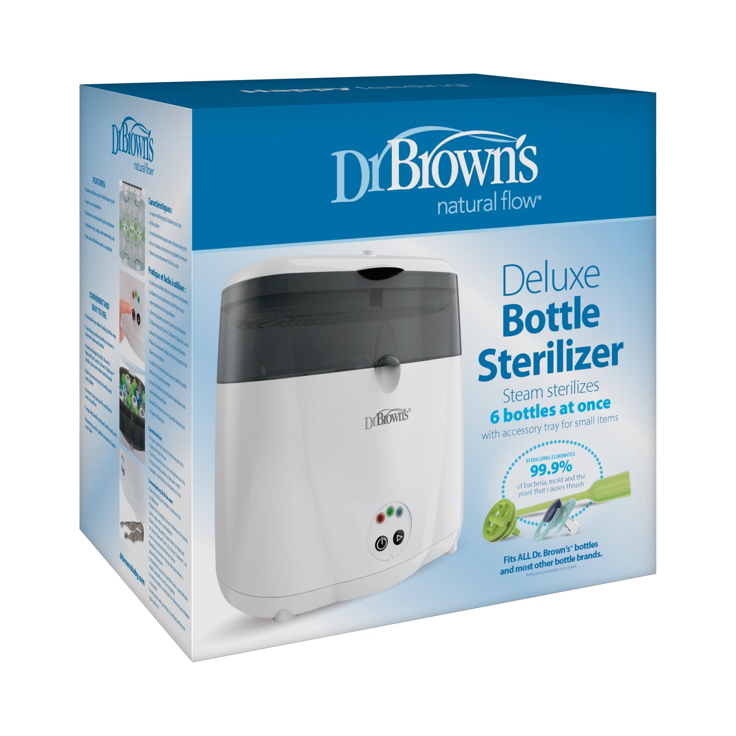 Dr. Brown’S Deluxe Electric Sterilizer for Baby Bottles and Other Baby Essentials