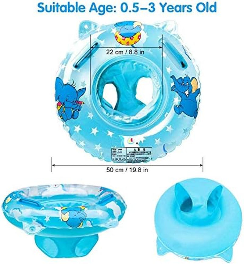 Baby Swimming Float, Inflatable Swimming Ring with Float Seat for 6 Months-6 Years Children